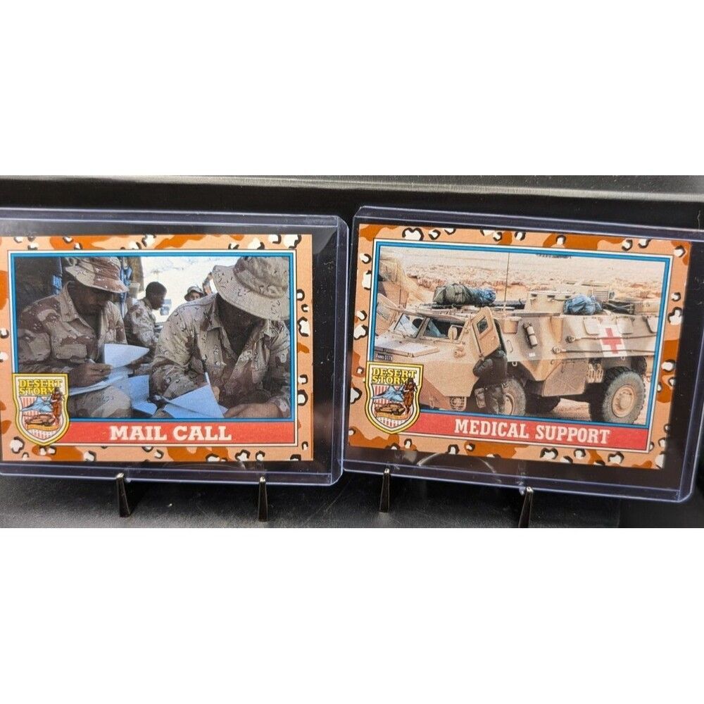 Desert Storm Cards Lot • Mail Call + Medical Support • 1991 Military History